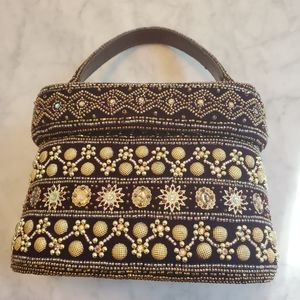 Intricately beaded small bag